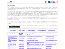 Tablet Screenshot of hindustantenders.com